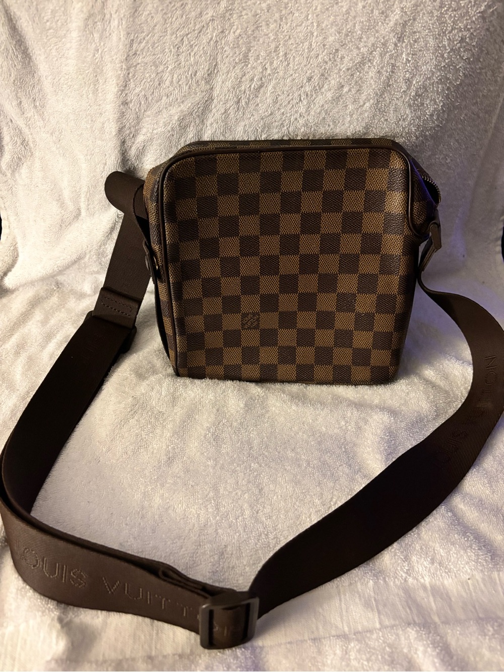 Louis Vuitton Brown Damier Ebene Canvas Messenger Bag